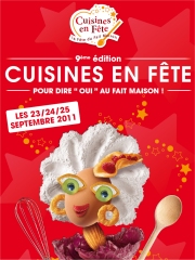Cuisines en Fête 2011 du 23 au 25 septembre 2011