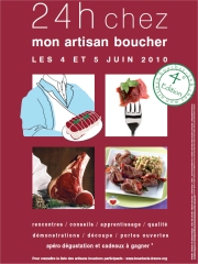 24 heures chez mon artisan boucher les 4 et 5 juin 2010