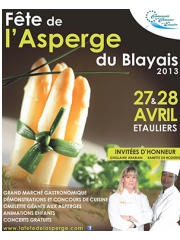 Fête de l'Asperge du Blayais
les 27 et 28 avril 2013