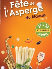 Fête de l'Asperge du Blayais
à Etauliers (45 minutes de Bordeaux) les 29 et 30 avril 2017