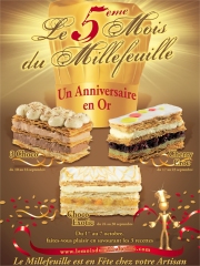 Le Mois du Mille-feuille célèbre ses 5 ans du 10 septembre au 07 octobre 2012