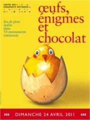 Œufs, énigmes et chocolats III
dans 53 monuments nationaux
le 24 avril 2011
(Photo : DR)