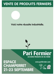 Pari Fermier Espace Champerret du 21 au 23 sept. 2012embre 2012