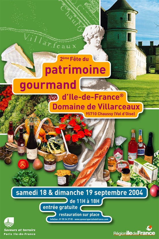 Fête du patrimoine gourmand d'Ile-de-France au Domaine de Villarceaux