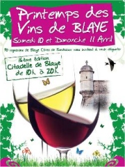 Printemps des vins de Blaye
Citadelle de Blaye
33390 Blaye
les 10 et 11 avril 2010