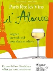 Paris fête les Vins d'Alsace
du 14 au 21 mai 2011