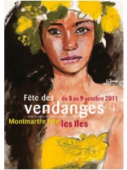 Fête des Vendanges à Montmartre, 5 au 9 octobre 2011
un dessin de Claire Bretécher