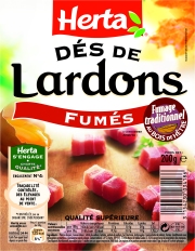 Dés de lardons fumés (par Herta)
Photo : © Herta