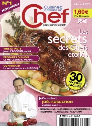 Couverture n°1 du magazine Cuisinez comme un Chef