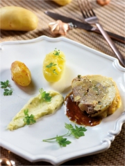 Ballotine de Pintade au Vin Jaune et Pommes Gwennie
Photo : © Franck Schmitt / Germicopa