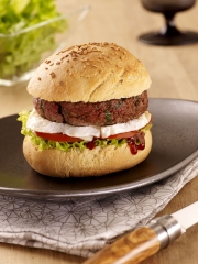 Recette Burger au Chaource Maison