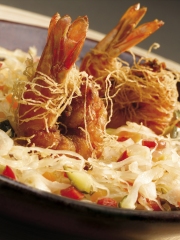 Choucroute en barigoule et gambas
Photo : © IFCC – lachoucrouteadesidees.com