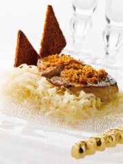 Choucroute Confite et son Escalope de Foie Gras
Photo : © IFCC