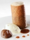 Croustillant de Marrons, Chocolat, Caramel et Lait Mousseux de Vanille