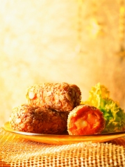 Croustillants de Courge au Beaufort et aux Céréales
Photo : © Atelier Sylvain Madelon