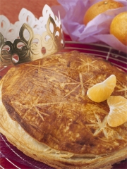 Galette des rois fourrée à la mandarine
Photo : © Caroline Martin/CEDUS