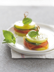 Mini-burgers de pommes de terre tomate et cheddar
Photo : © Les pommes de terre, tellement de caractères !