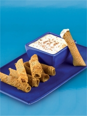 Mouillettes, crème légère au bacon
Photo : © Bernhard Winkelmann / Comité Chandeleur