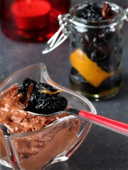 Mousse au chocolat et confit d'olives noires
Photo : © Interaceituna