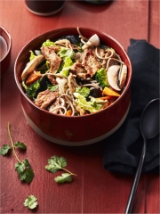 Nouilles Soba au Veau Emincé et Champignons
Photo : ©  Amélie Roche / Bravo le Veau