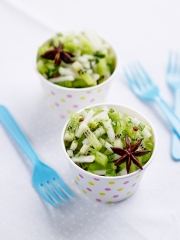 Salade de Kiwis et Poires à la Menthe
Photo : © Jean-Claude Amiel / Interfel