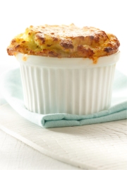 Soufflé de pommes de terre au roquefort