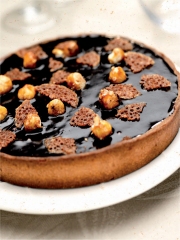 Tarte chocolat noisettes
Photo : © J.F Hamon