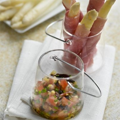 Asperges des Sables des Landes et ses petites sauces