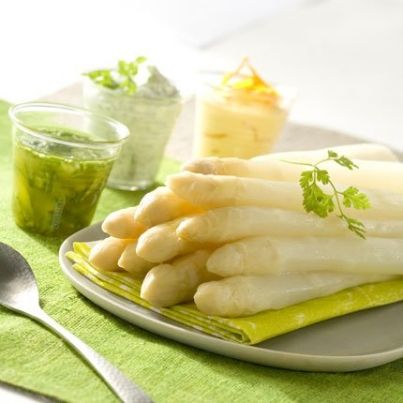 Asperges des Sables des Landes et ses petites sauces