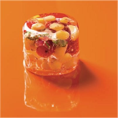 Aspic de Maïs aux fruits rouges