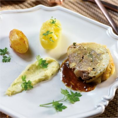 Ballotine de Pintade au Vin Jaune et Pommes Gwennie®