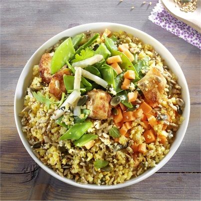 Bol Gourmand : volaille et légumes de printemps