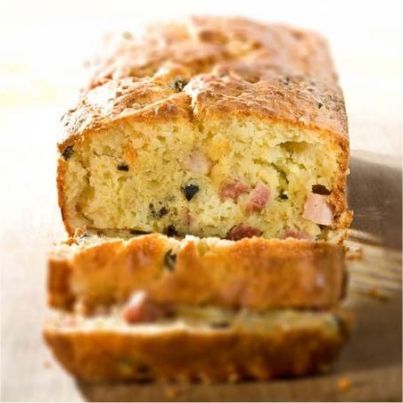 Cake au Comté et jambon