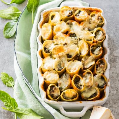Cannelloni au Boeuf, Epinards et Reblochon