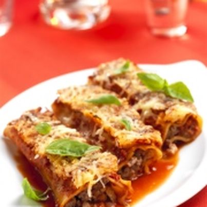 Cannellonis à la viande hâchée