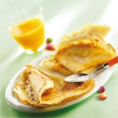 Crêpes faciles au lait en poudre