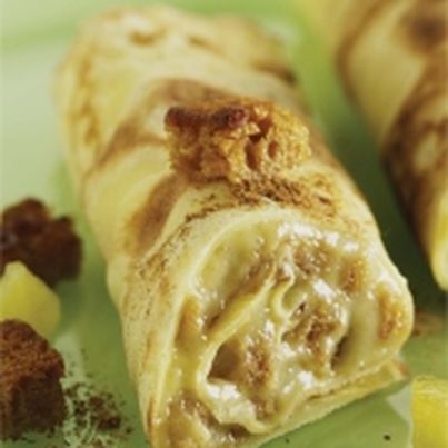 Crêpes aux pommes et au pain d'épices