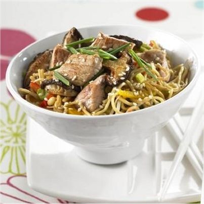 Nouilles sautées au Veau de la Pentecôte