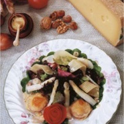 Salade au Comté et sa vinaigrette au miel