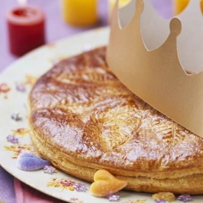 Galette des Rois au rhum et aux raisins