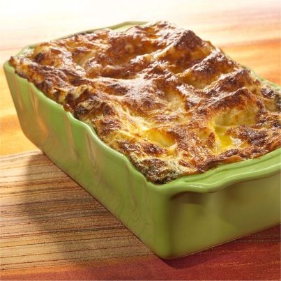 Lasagnes au saumon, épinards et Comté