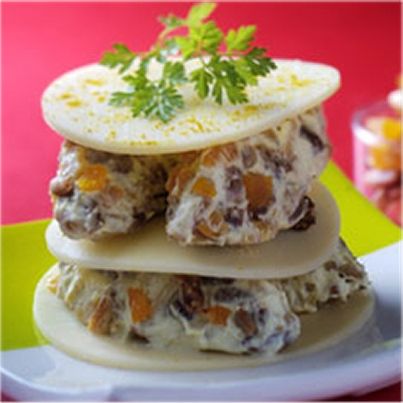 Mille-feuille au fromage Appenzeller® et douceur de fruits secs