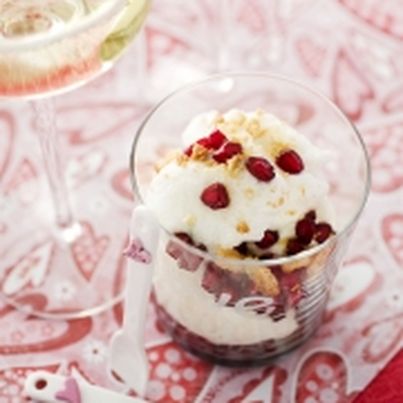 Mousse au mascarpone et grenade