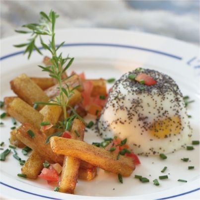 Oeuf cocotte et mouillette de Princesse Amandine®