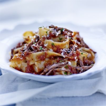 Pappardelle bolognaise à la queue de bœuf