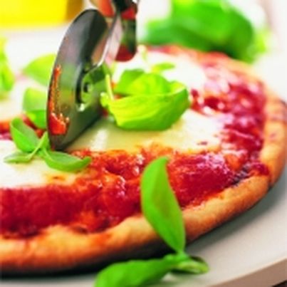 Pizza margarita au barbecue