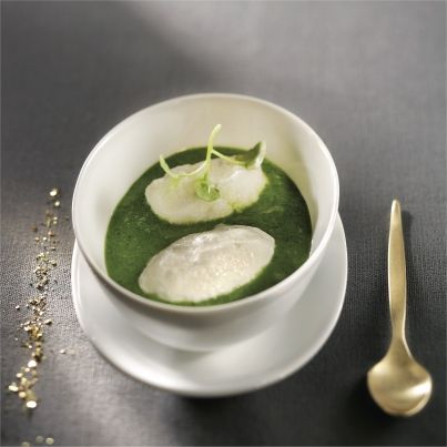 Fines Quenelles de brochet à l'émulsion de cresson