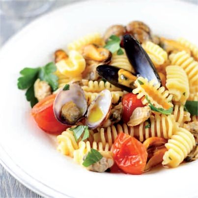 Radiatori aux palourdes et aux moules