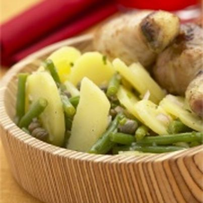 Salade de pommes de terre et haricots