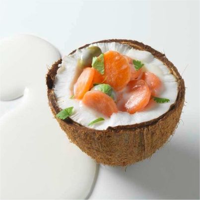 Sauté de jeunes carottes au lait de coco